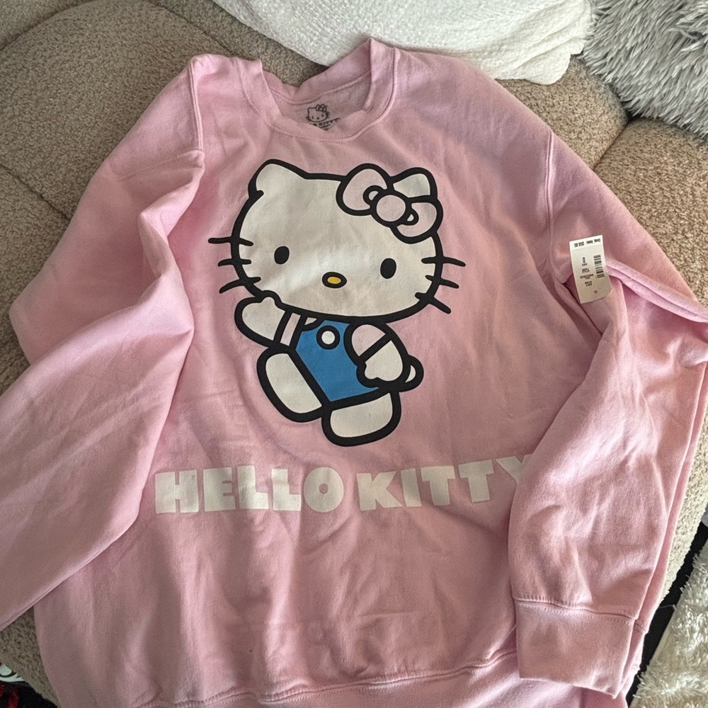 Hello Kitty Pink Crew Neck Sweater